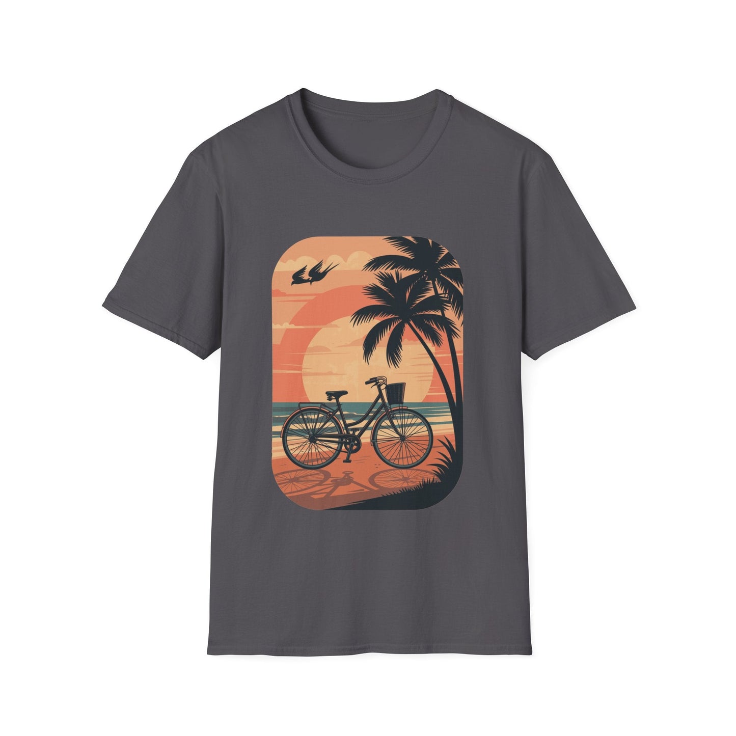 Bicycle on the Beach at Sunset