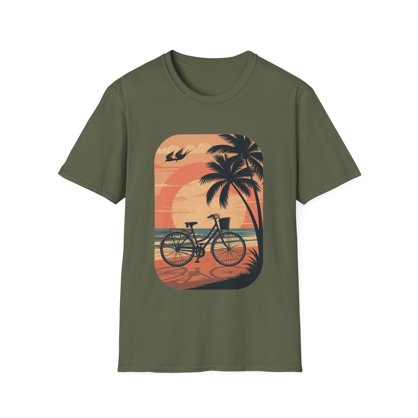Bicycle on the Beach at Sunset