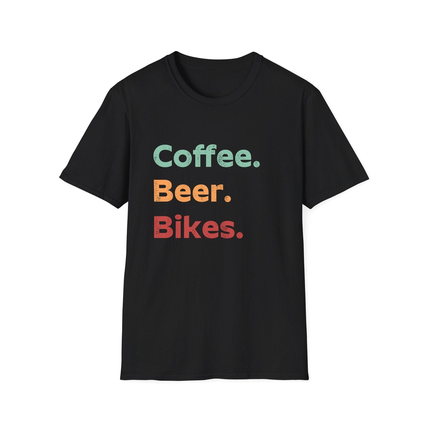 "Coffee. Beer. Bikes" T-Shirt