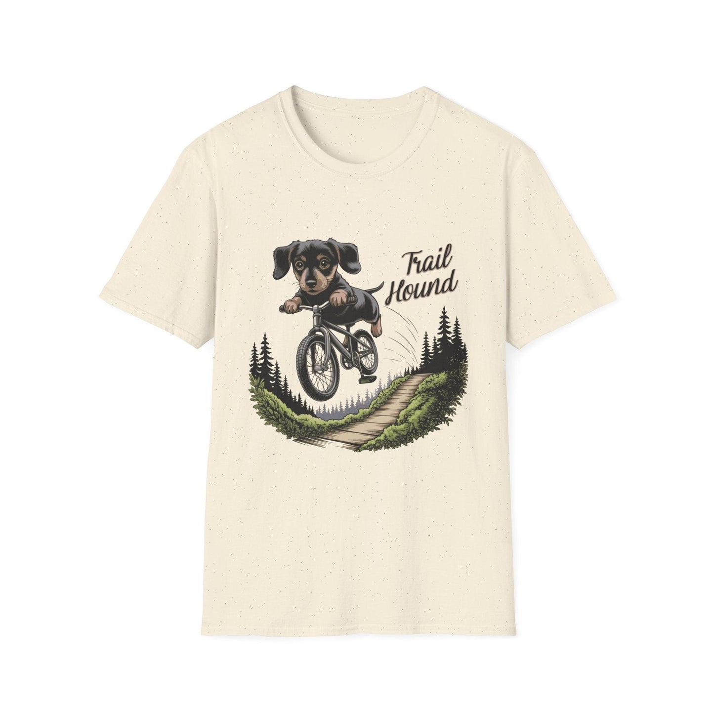 "Trail Hound" Dachshund Cyclist