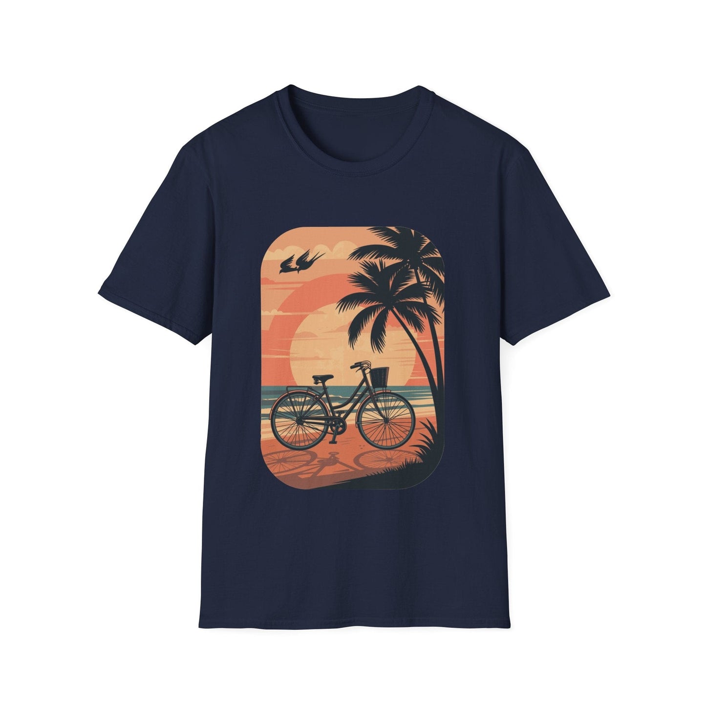 Bicycle on the Beach at Sunset