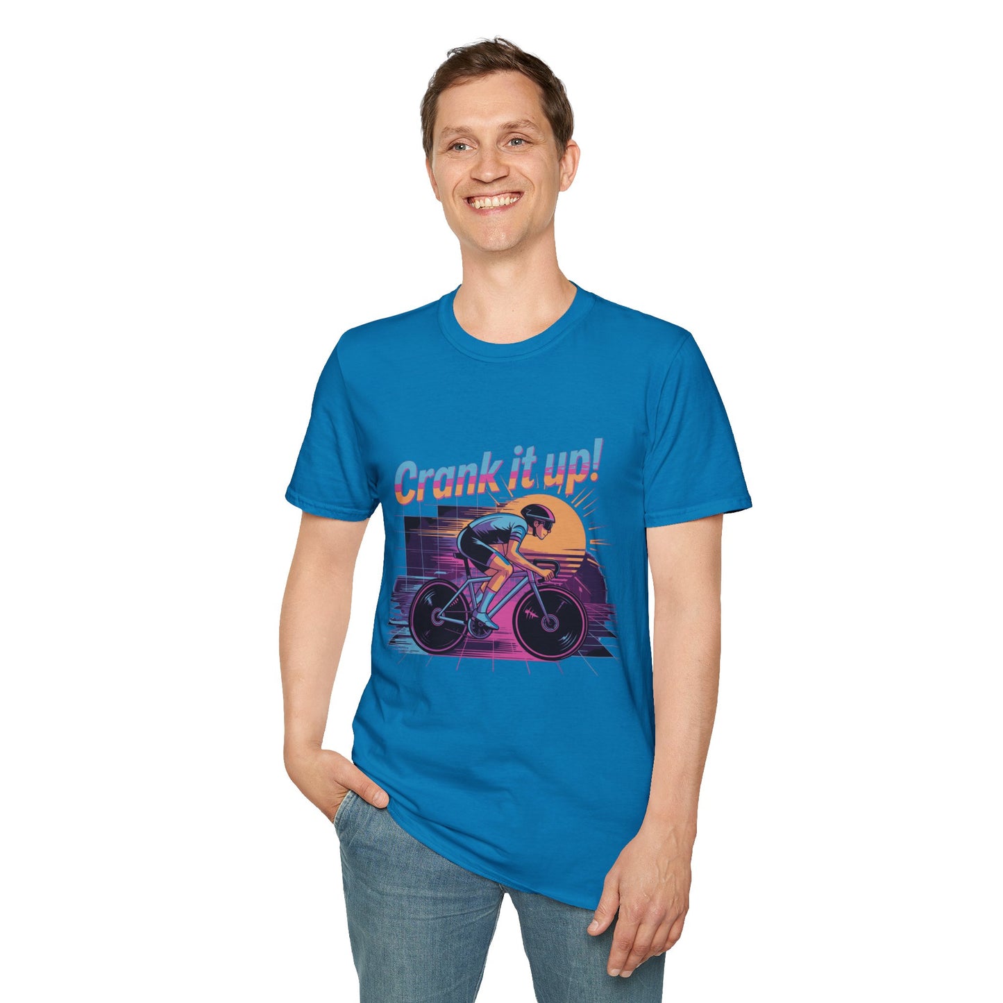 "Crank It Up" Retro Synthwave Tee