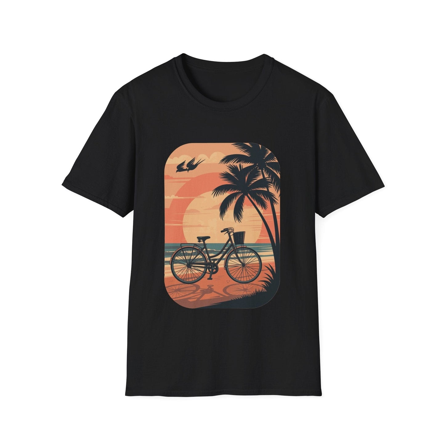 Bicycle on the Beach at Sunset