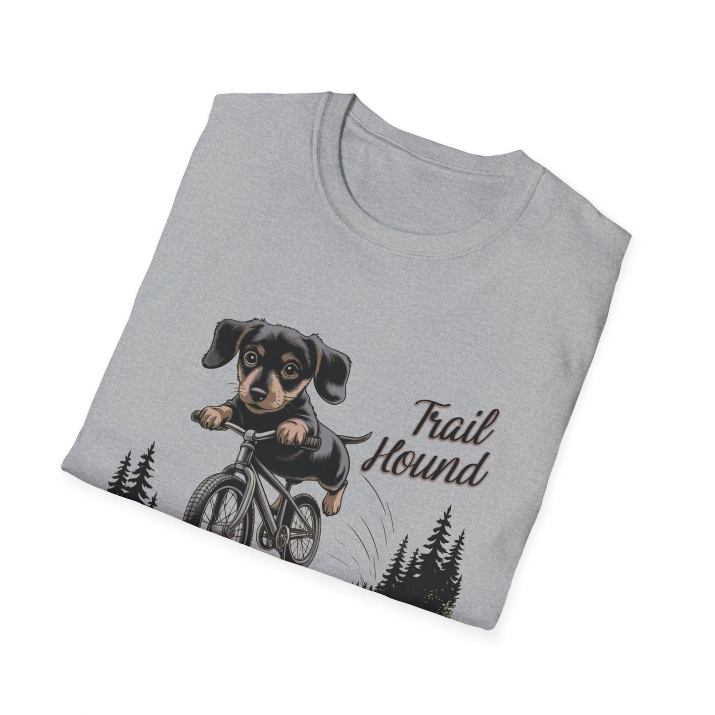 "Trail Hound" Dachshund Cyclist