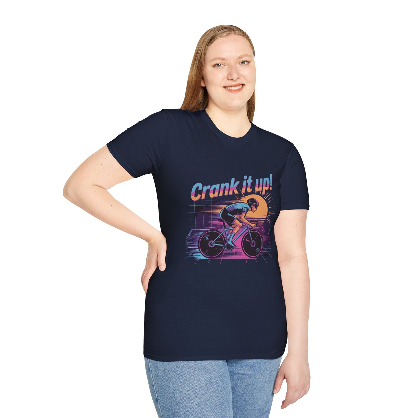 "Crank It Up" Retro Synthwave Tee