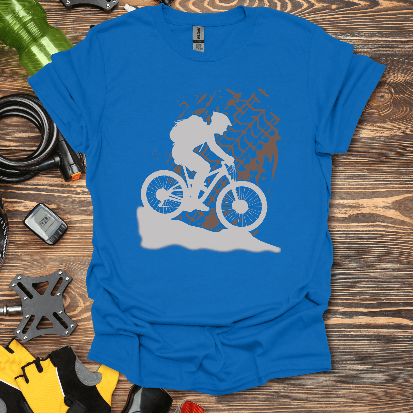 Mountain Bike Tread Silhouette
