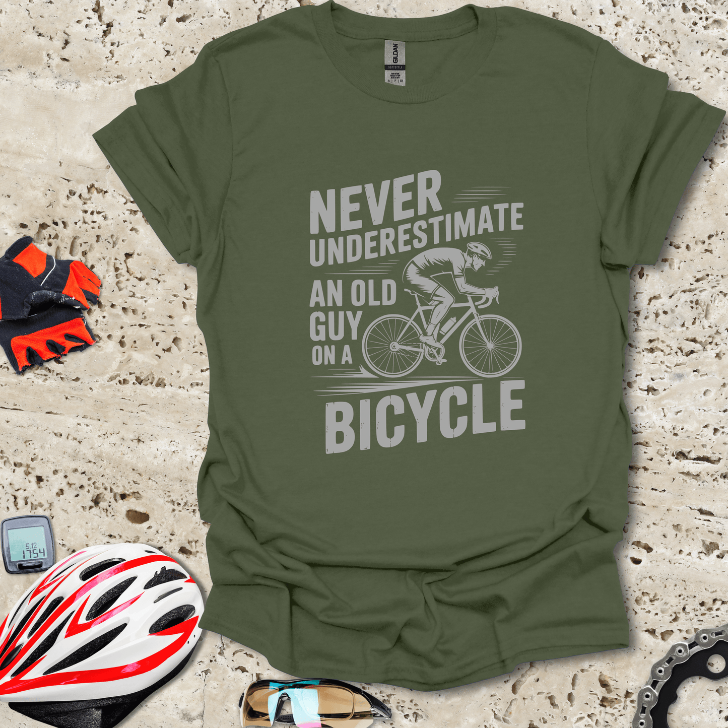 Never Underestimate an Old Guy on a Bicycle