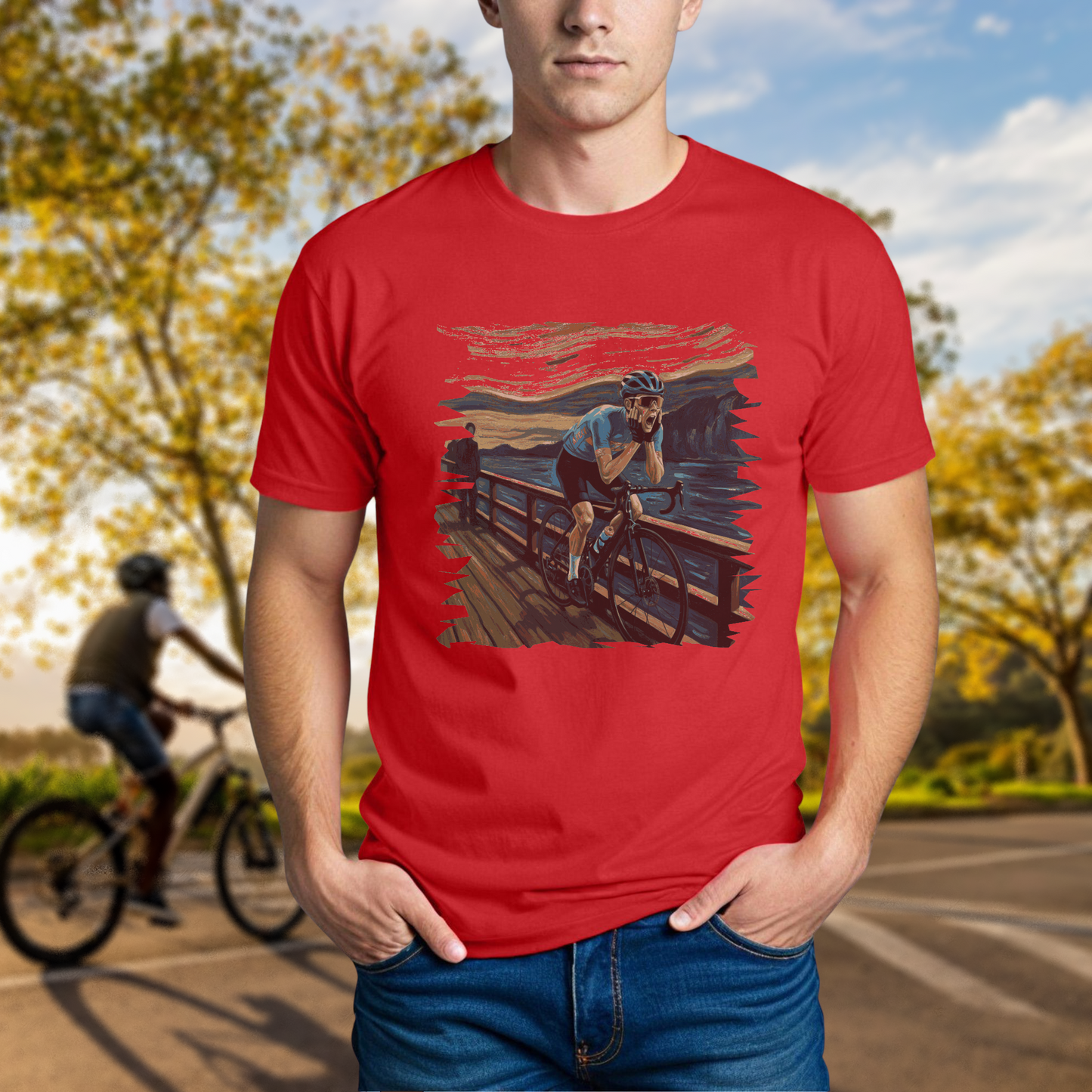 "The Scream" Cyclist Tee - Chainline Collective
