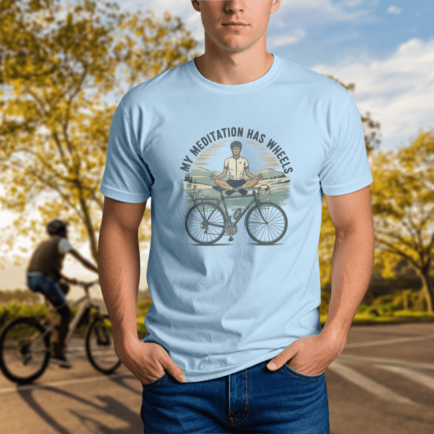My Meditation Has Wheels Tee - Chainline Collective