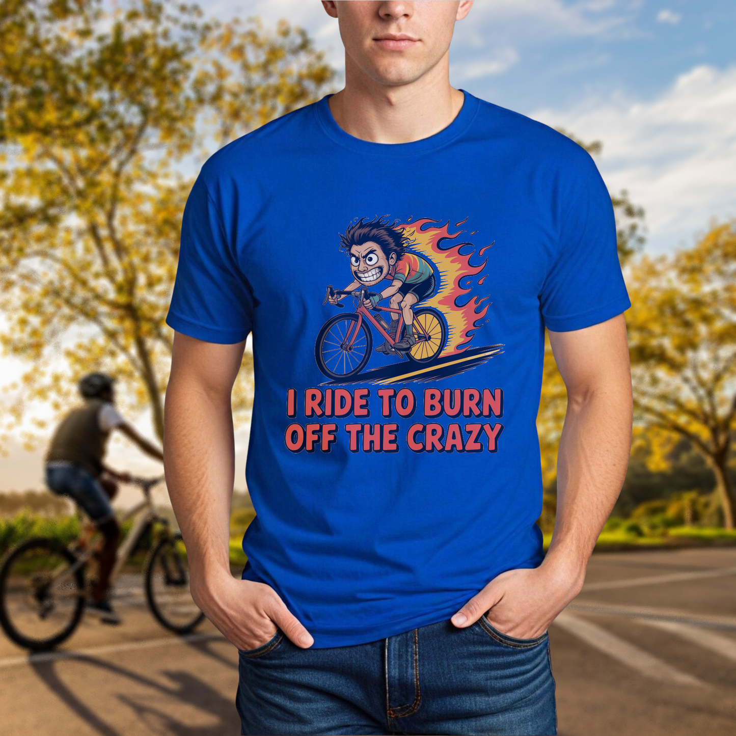 I Ride to Burn Off the Crazy Tee - Chainline Collective