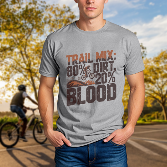 Trail Mix: 80% Dirt, 20% Blood Tee - Chainline Collective