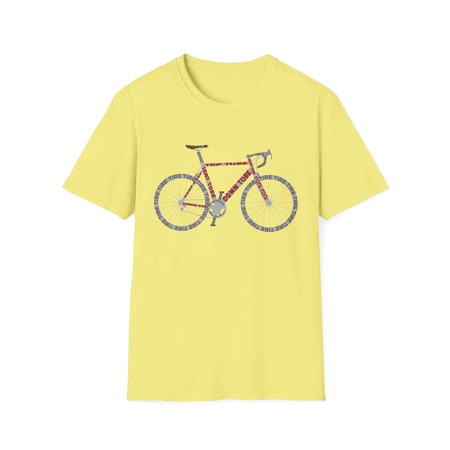 Road Bike Anatomy T-Shirt