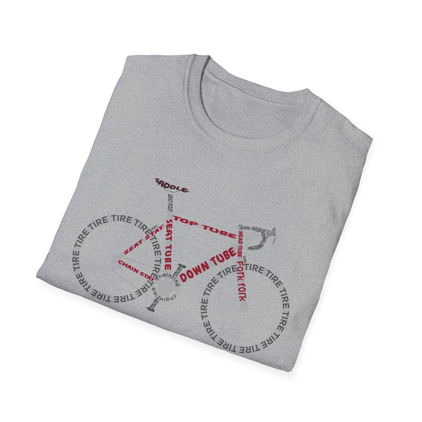 Road Bike Anatomy T-Shirt