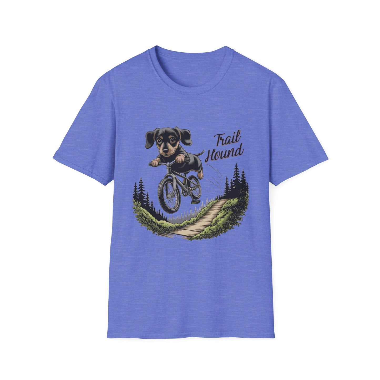 "Trail Hound" Dachshund Cyclist