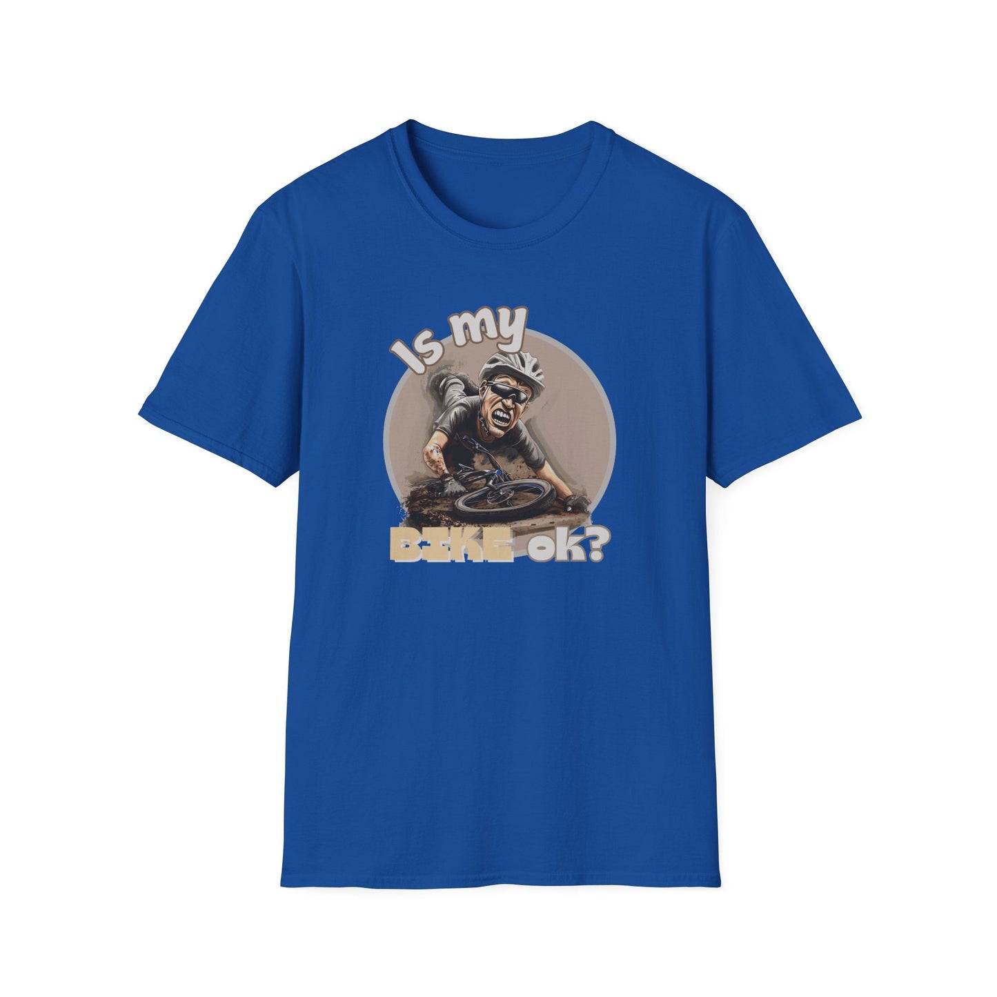 "Is My Bike OK?" Mountain Biker T-Shirt