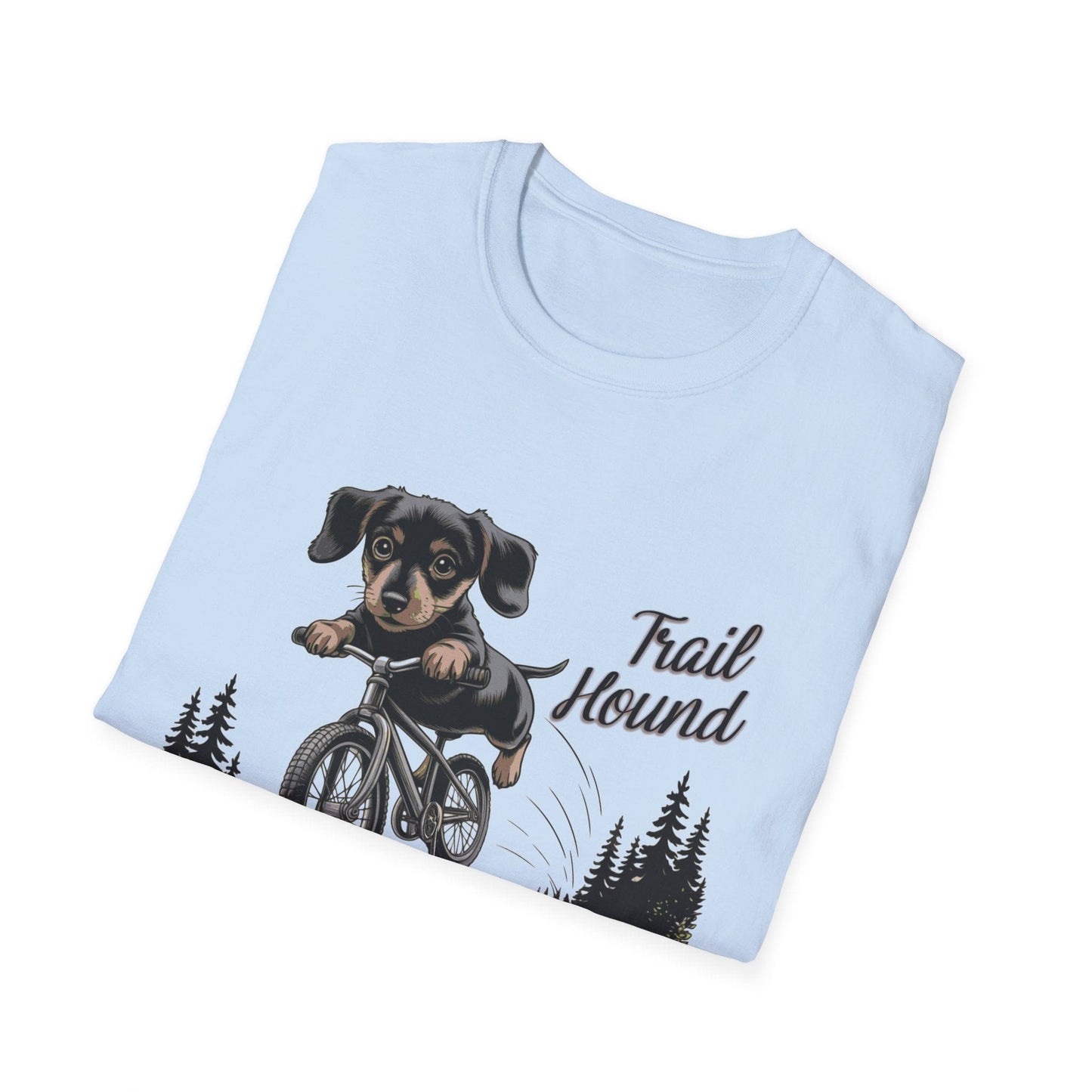 "Trail Hound" Dachshund Cyclist