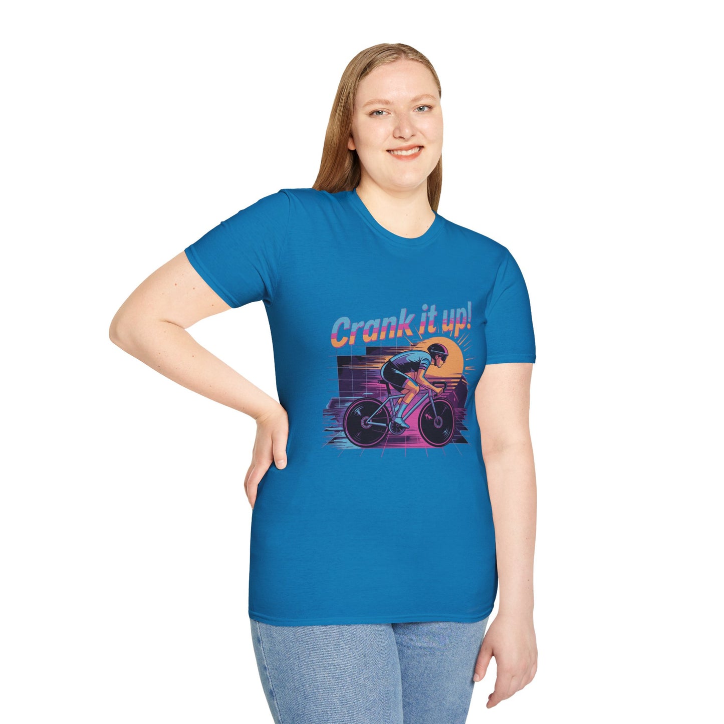 "Crank It Up" Retro Synthwave Tee