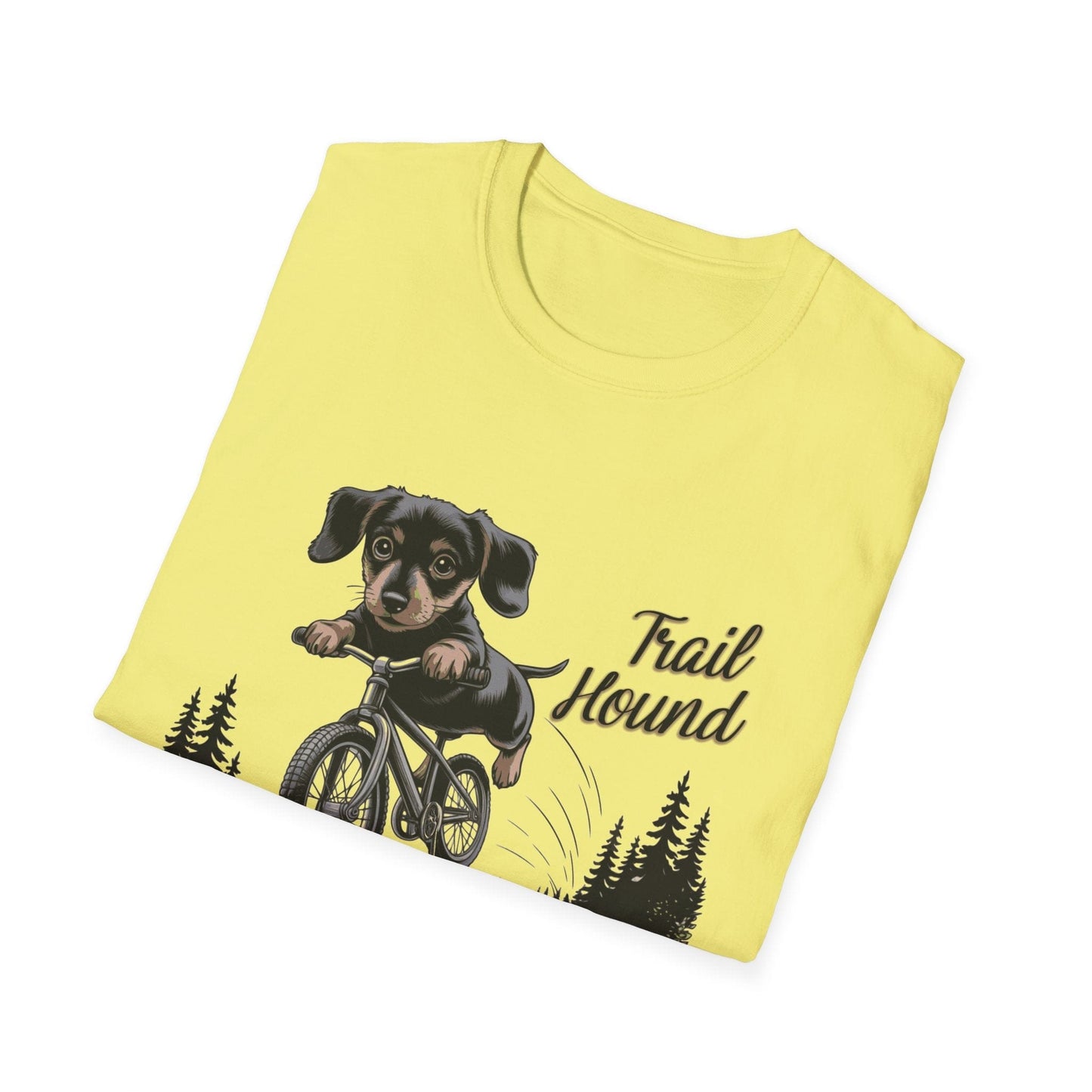 "Trail Hound" Dachshund Cyclist