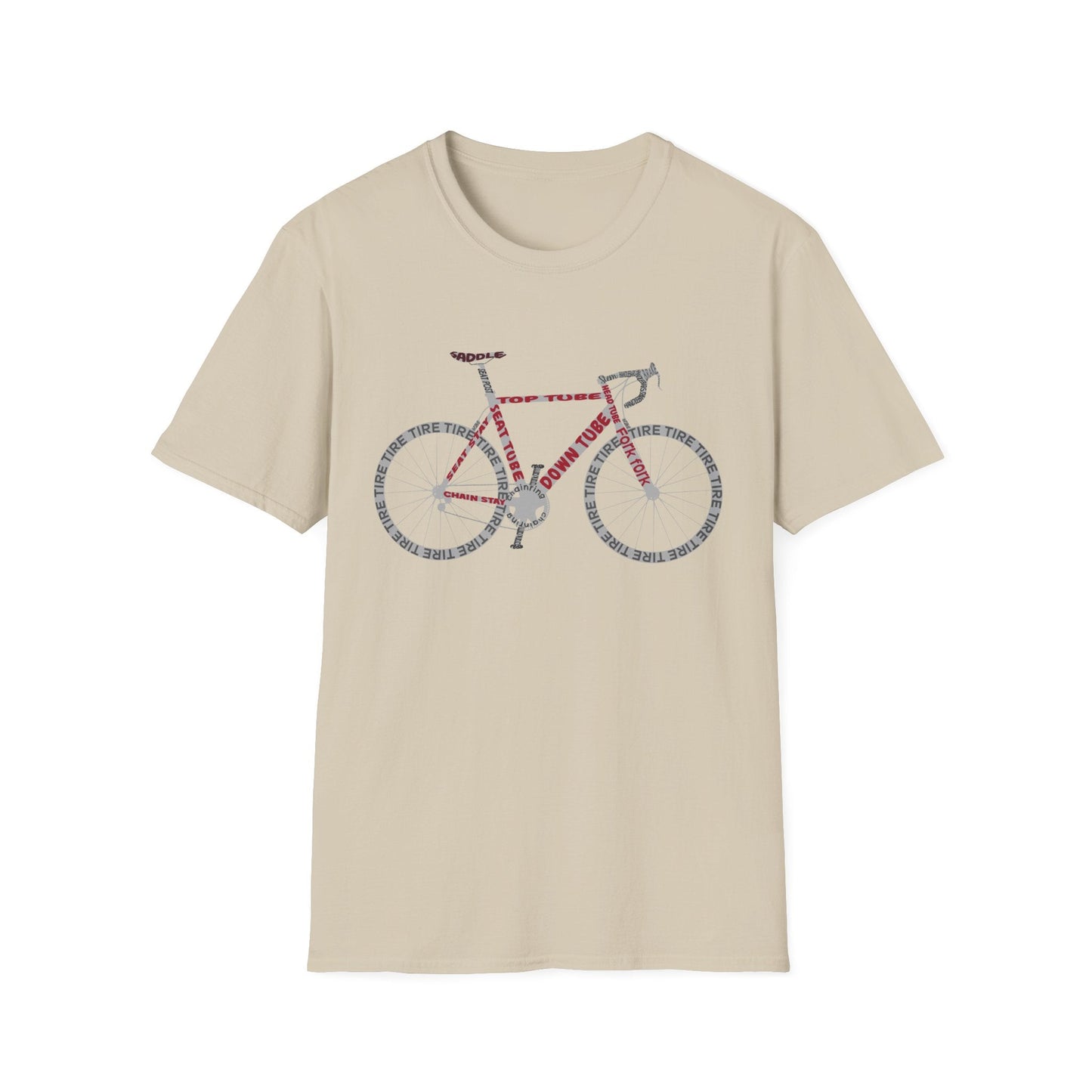 Road Bike Anatomy T-Shirt