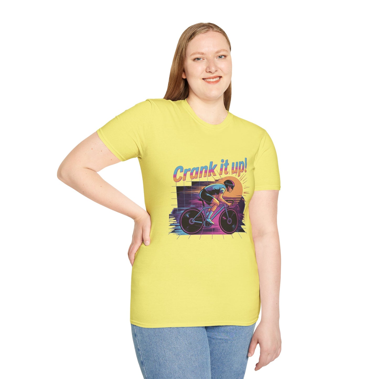 "Crank It Up" Retro Synthwave Tee