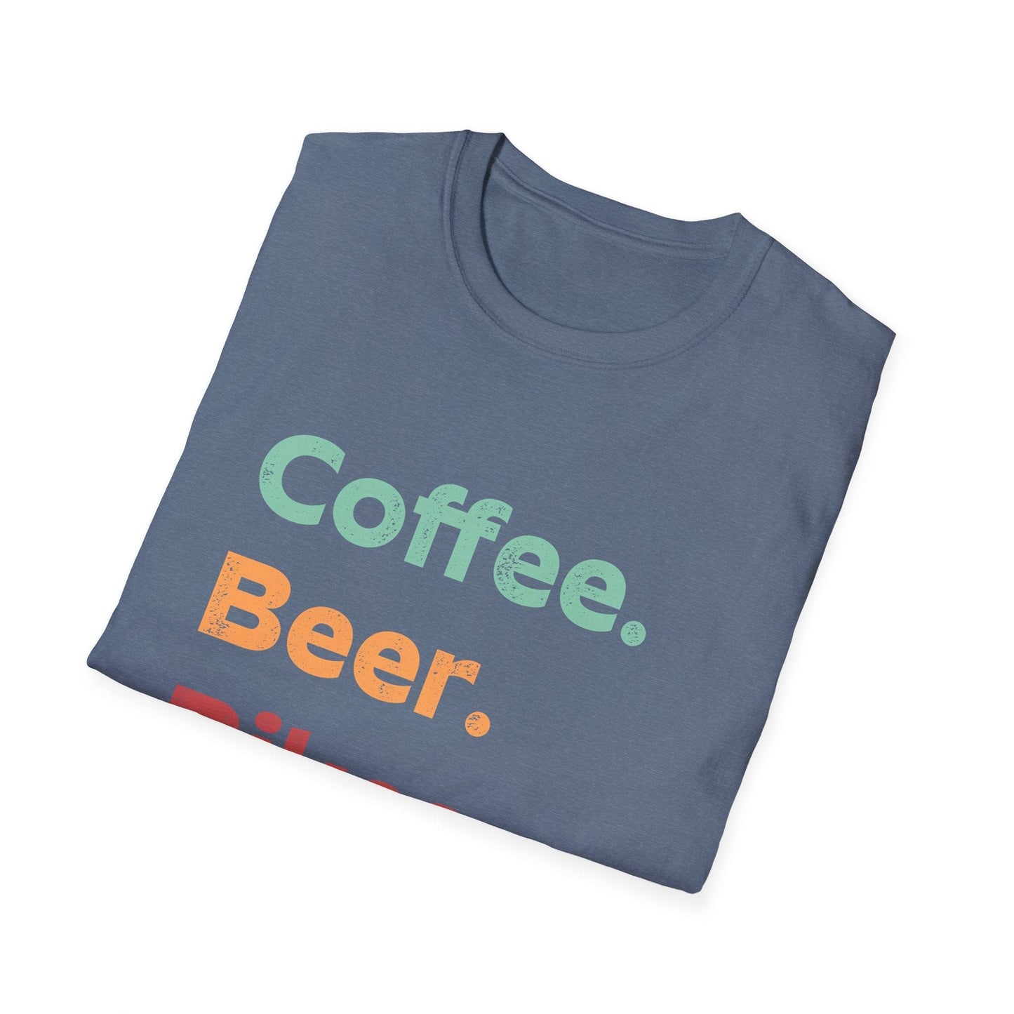 "Coffee. Beer. Bikes" T-Shirt