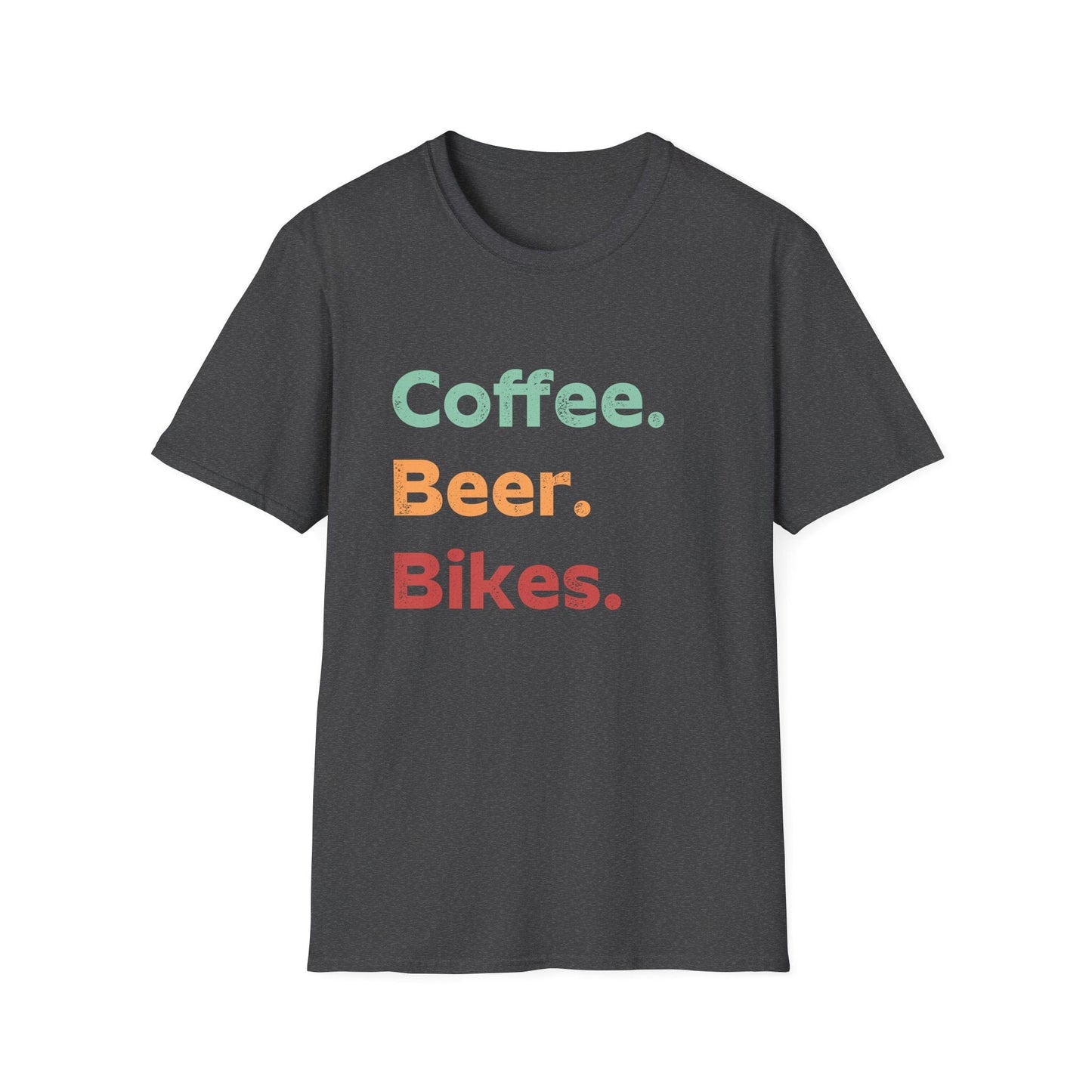 "Coffee. Beer. Bikes" T-Shirt