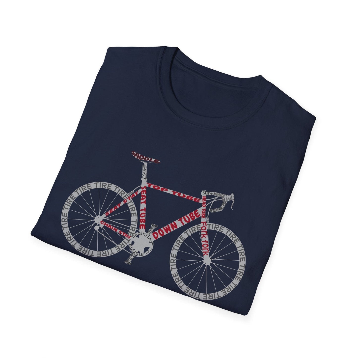 Road Bike Anatomy T-Shirt