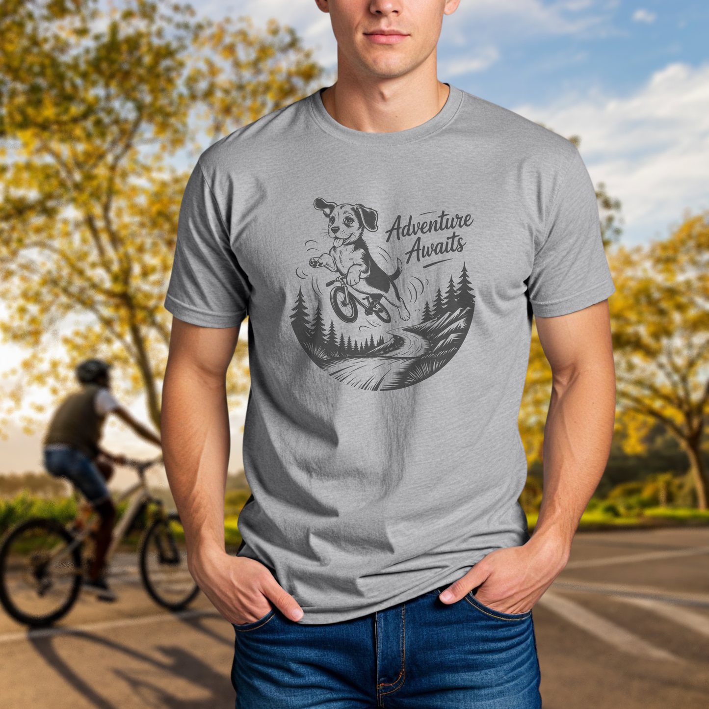 Cycling Beagle -- Adventure Awaits - Chainline Collective