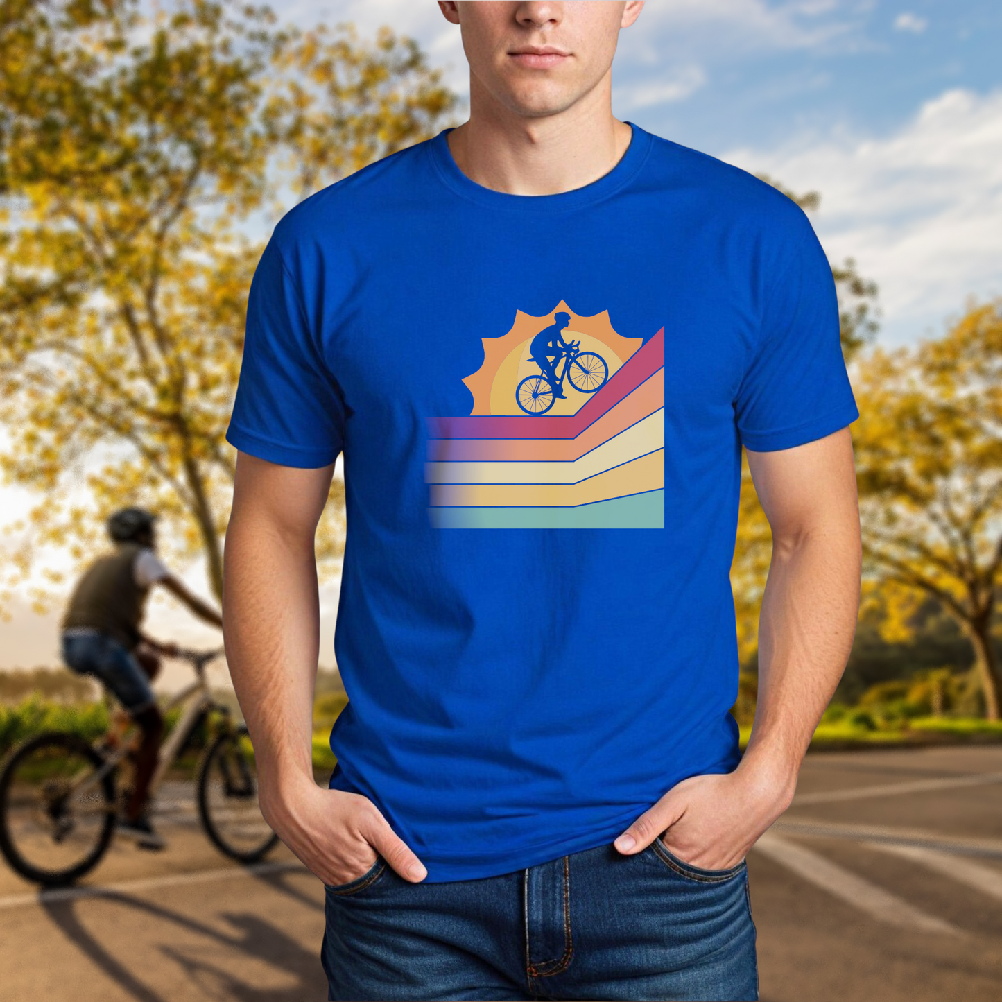 Cycling Sunrise Rainbow - Chainline Collective