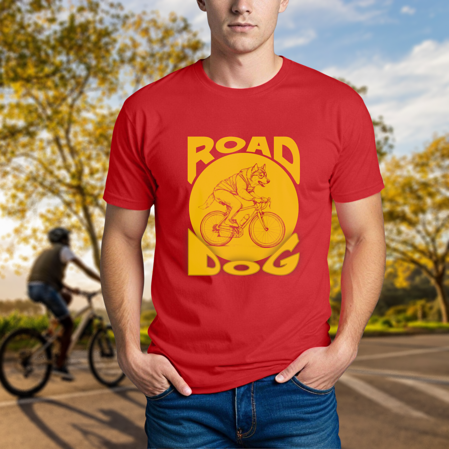 "Road Dog" - Cycling Husky - Chainline Collective