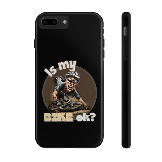 "Is My BIKE Ok?" Mountain Biker Crash Phone Case