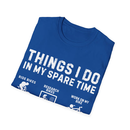 "Things I Do In My Spare Time" Mountain Biker Lifestyle T-Shirt