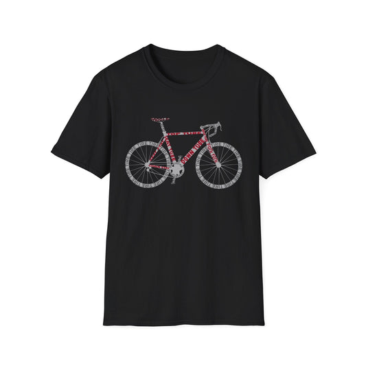 Road Bike Anatomy T-Shirt