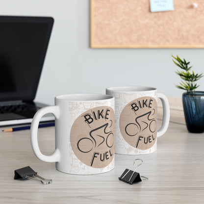 "Bike Fuel" coffee mug - Fuel Your Ride! - Chainline Collective