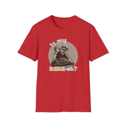 "Is My Bike OK?" Mountain Biker T-Shirt
