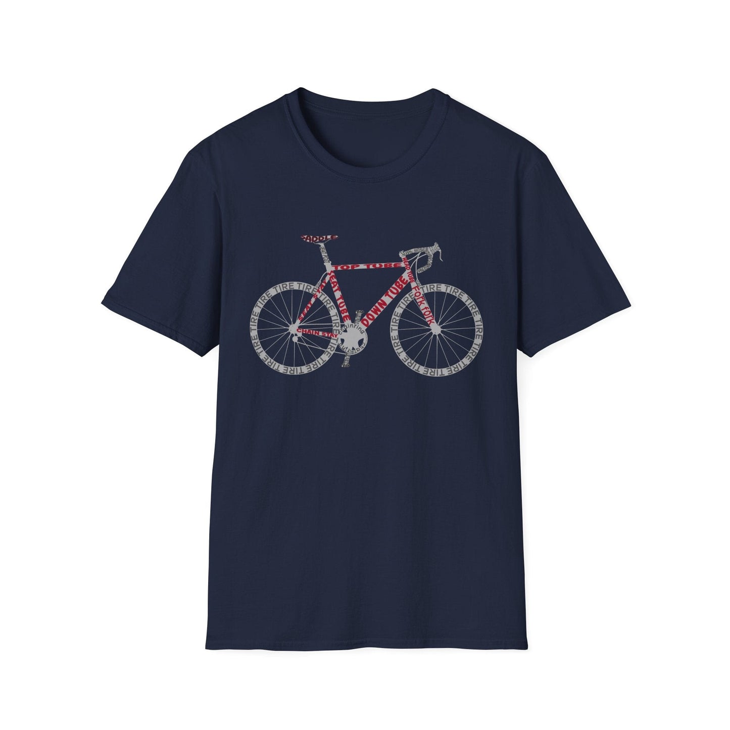 Road Bike Anatomy T-Shirt