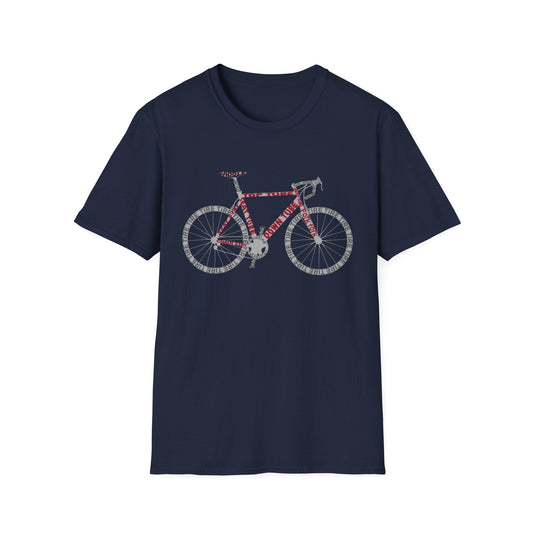 Road Bike Anatomy T-Shirt