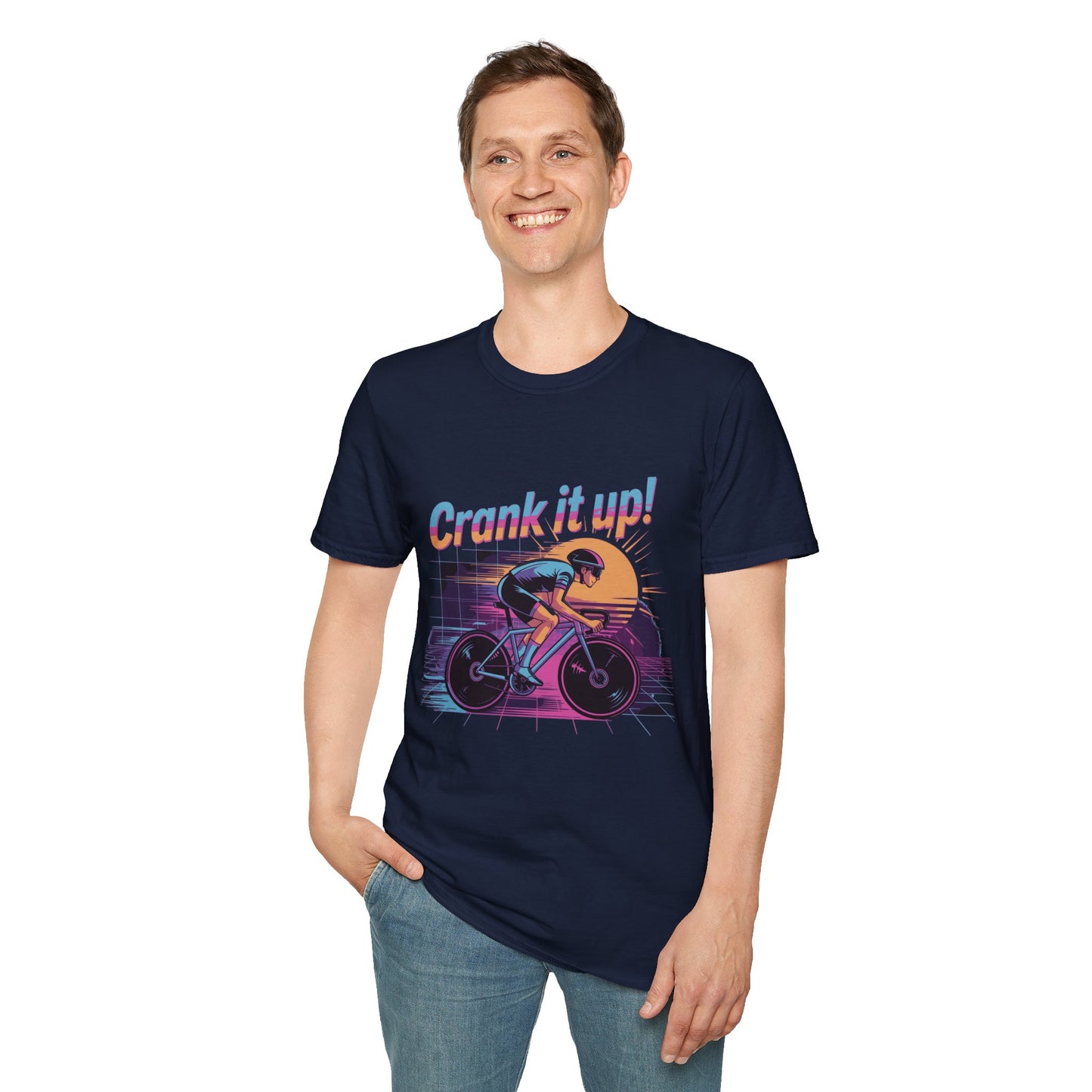"Crank It Up" Retro Synthwave Tee