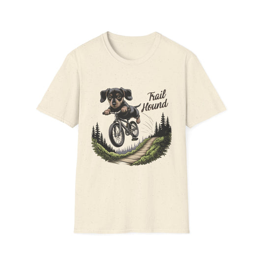 "Trail Hound" Dachshund Cyclist