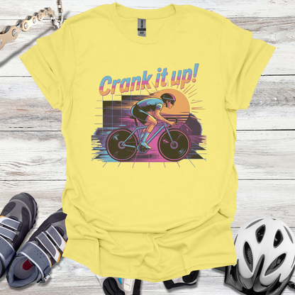 "Crank It Up" Retro Synthwave Tee
