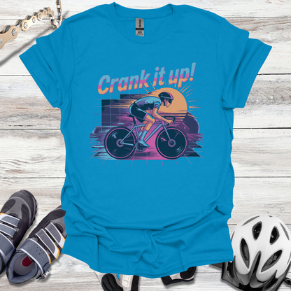 "Crank It Up" Retro Synthwave Tee
