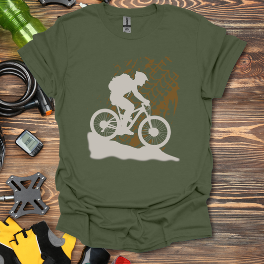 Mountain Bike Tread Silhouette