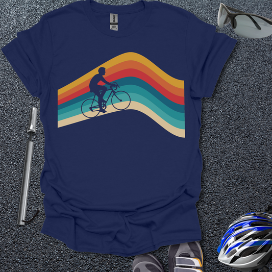 Road Biking Retro Rainbow