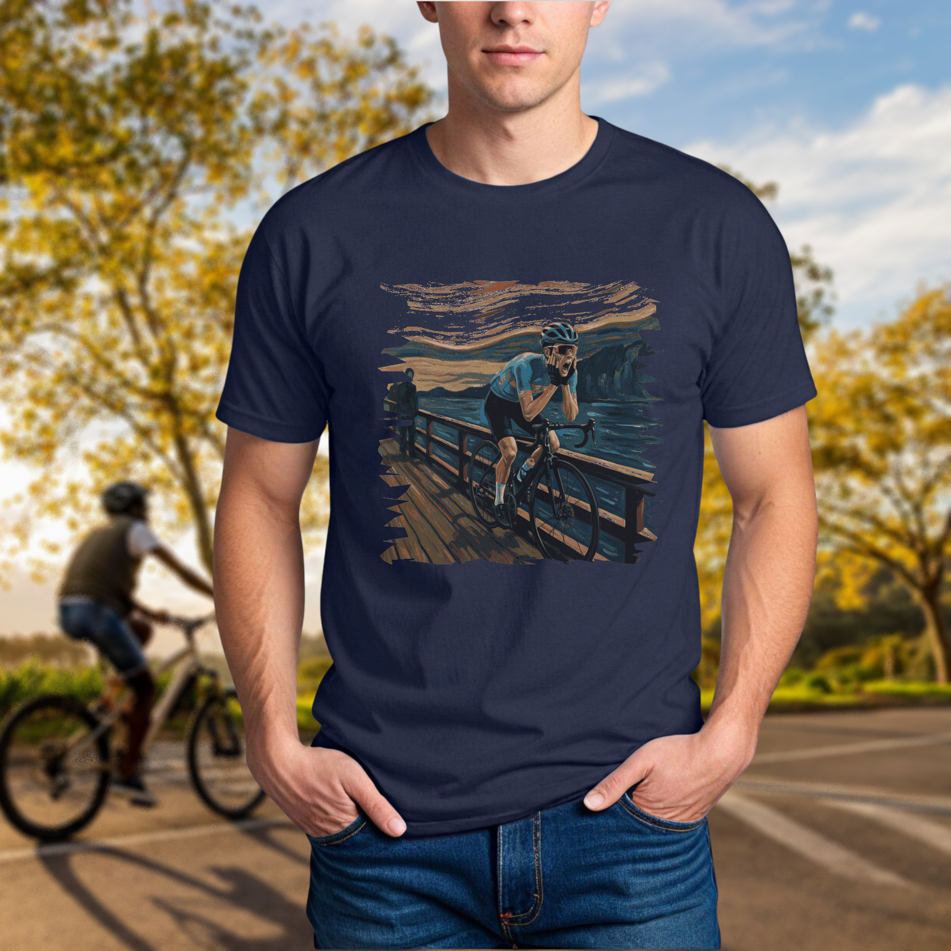 "The Scream" Cyclist Tee - Chainline Collective