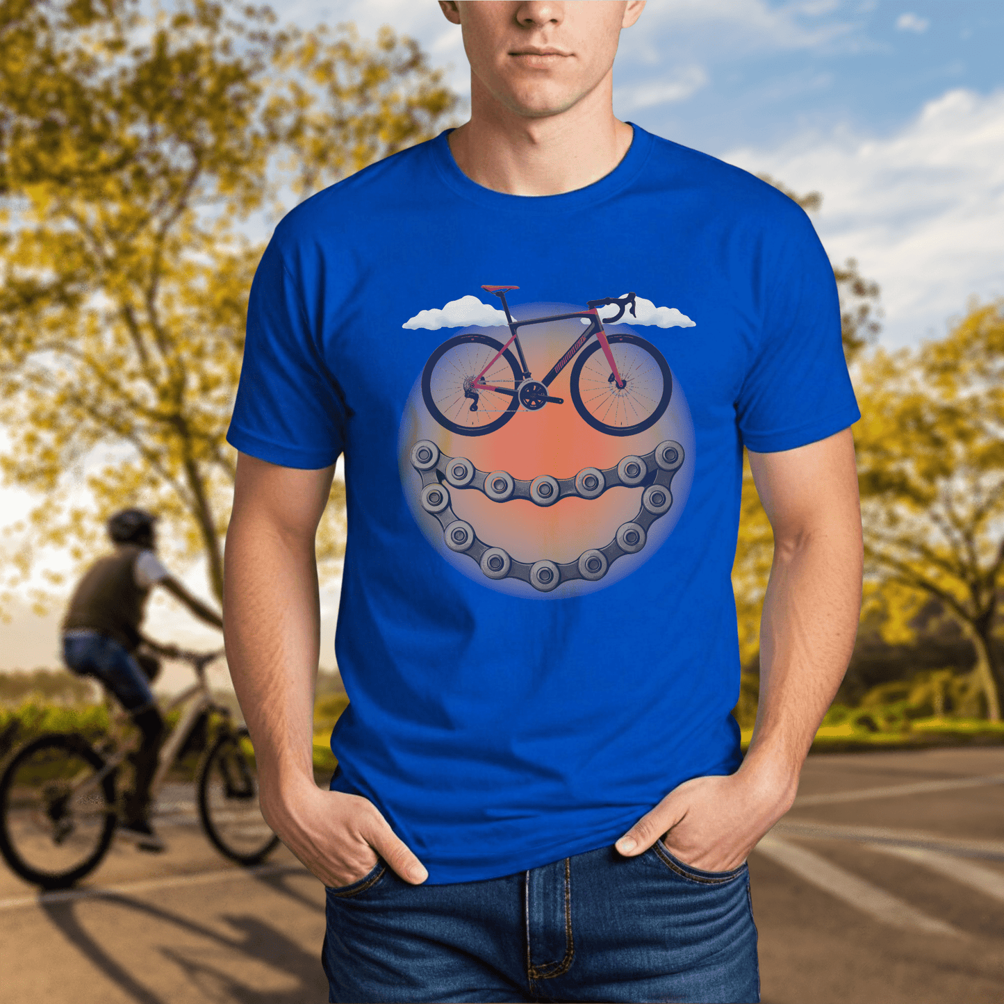 Smiley Bike Tee - Chainline Collective