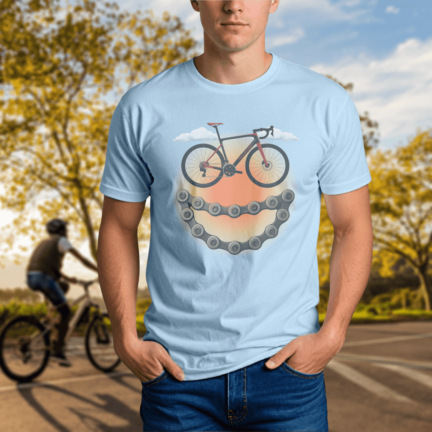 Smiley Bike Tee - Chainline Collective
