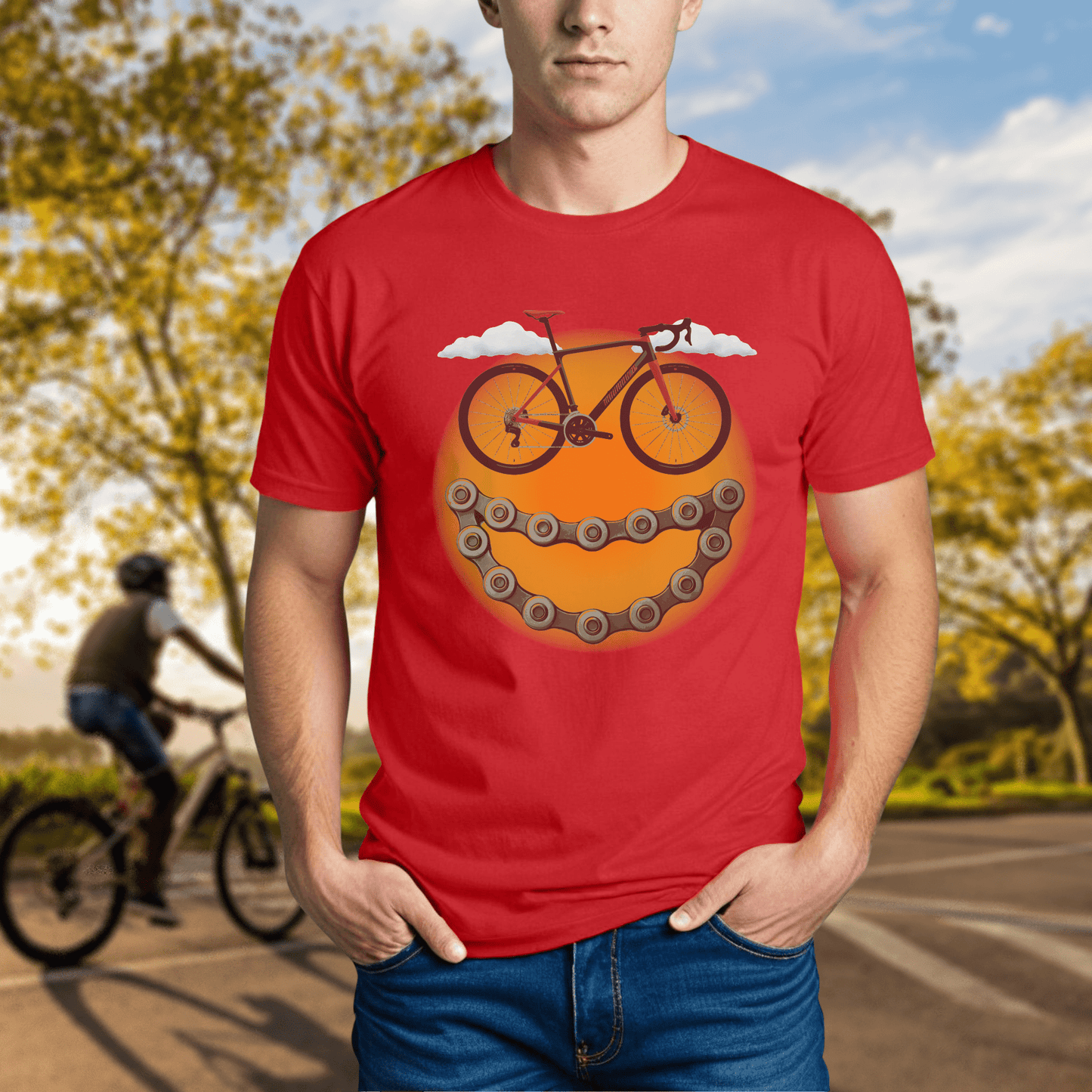 Smiley Bike Tee - Chainline Collective