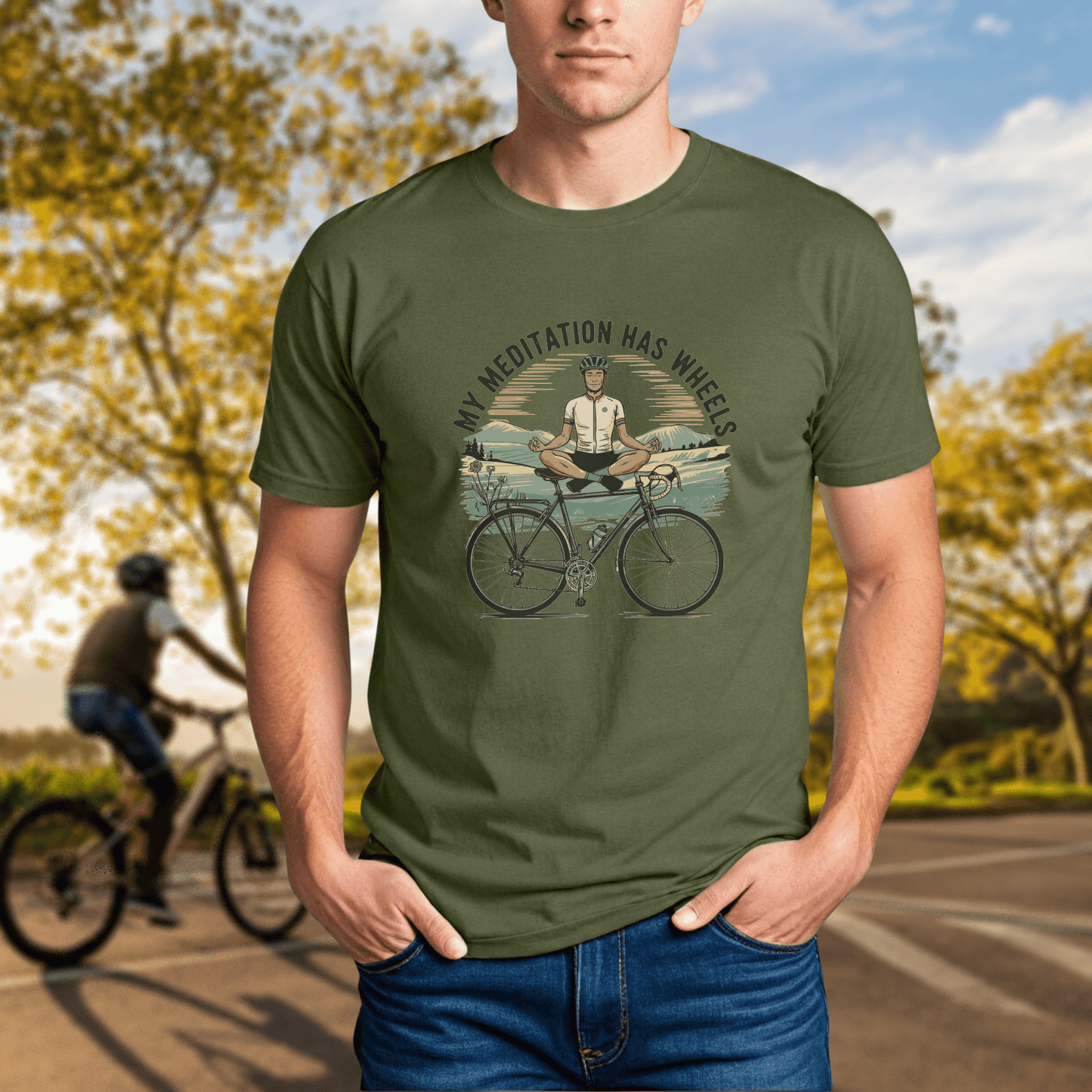 My Meditation Has Wheels Tee - Chainline Collective