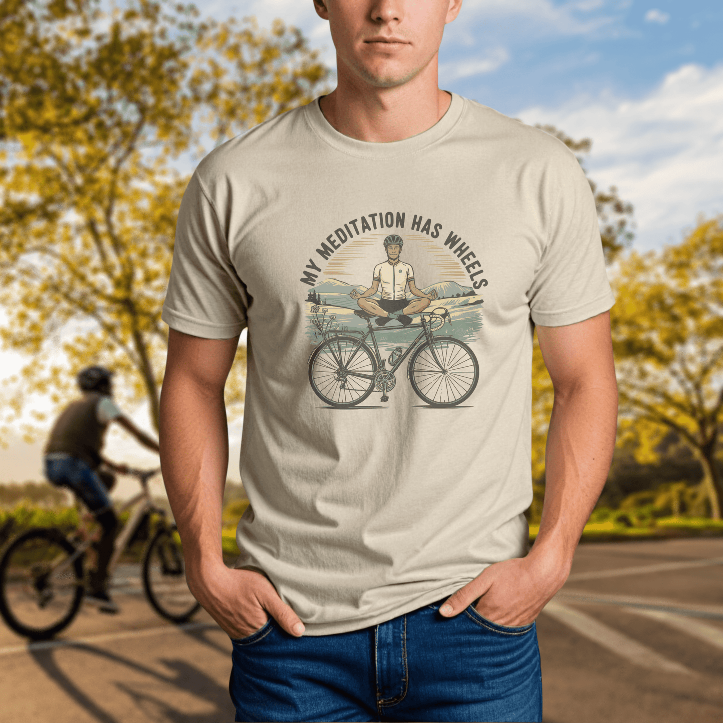 My Meditation Has Wheels Tee - Chainline Collective