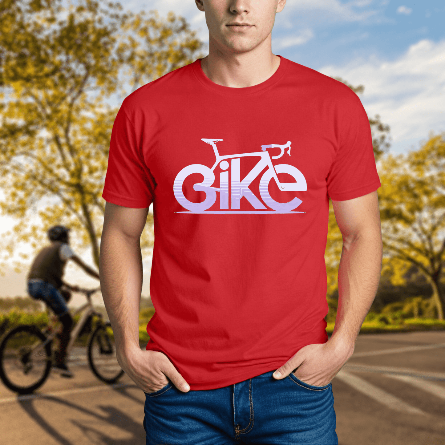 Bike Typography Art Tee - Chainline Collective
